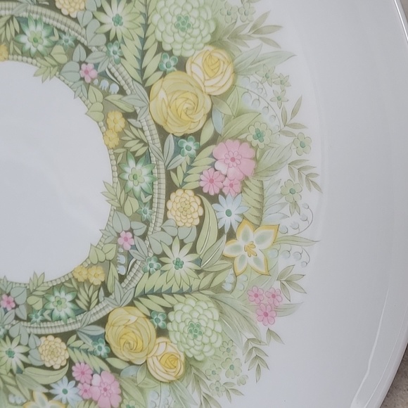 Floral Serving Platter Noritake "Bimini"EUC,Gorgeous - Picture 3 of 7